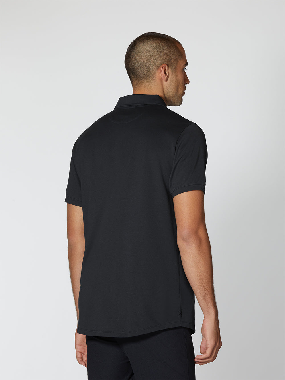 Mens | Universal Classic-Fit Pima Cotton Blend COZ Polo | Black