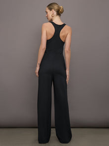 Bandier | Lenox Knit Jumpsuit | Black