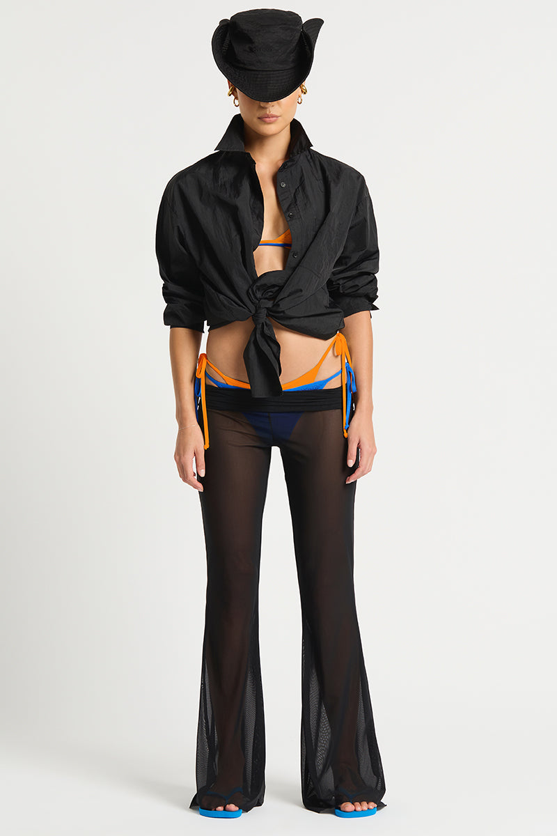Hazel Shirt | Black Spray