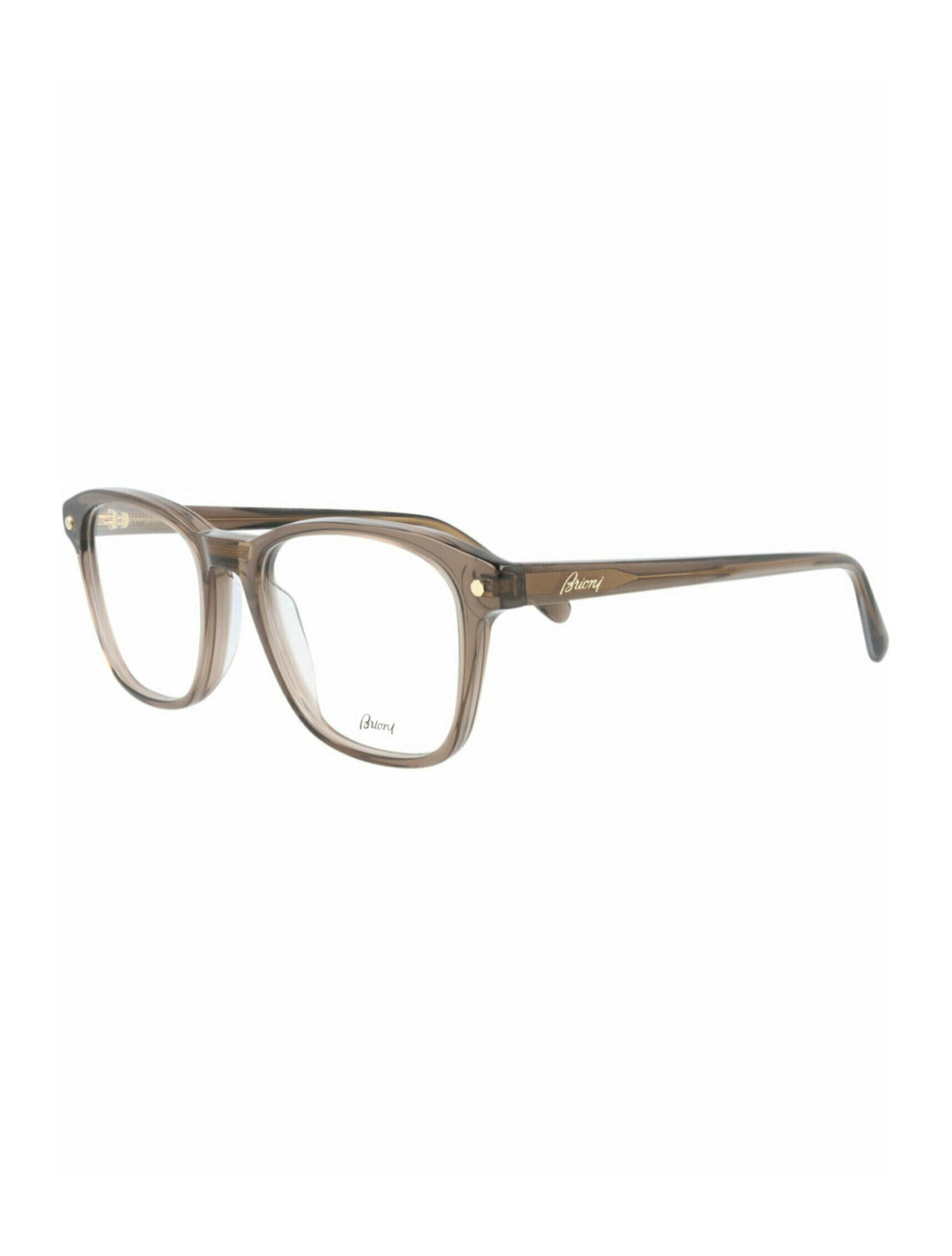 Brioni Square Acetate Optical Frames | Brown