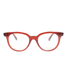 Bottega Veneta Round Acetate Optical Frames | Burgundy