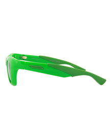 Bottega Veneta Square Injection Sunglasses | Green