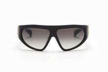 Unisex | B - Escape Sunglass | Black Crystal - Gold | Dark Grey Gradient