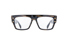 Unisex | B - III Optical | Dark Brown Swirl - Gold | Clear