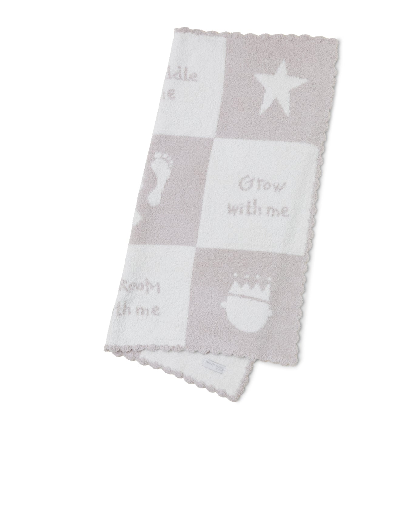 Baby | Cozychic Cuddle Receiving Blanket 30"X30" | Cream-Stone