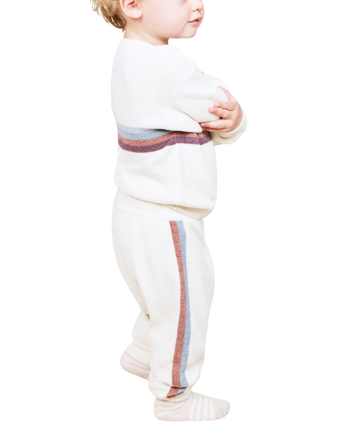 Baby | Cozychic Ultra Lite Multi Stripe Set | Cream Multi