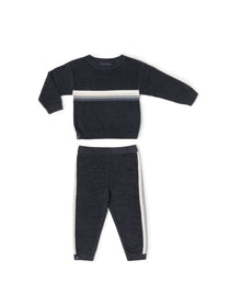 Baby | Cozychic Ultra Lite Multi Stripe Set | Indigo Multi