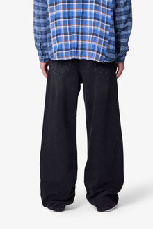 Baggy Denim | Stone Wash Black