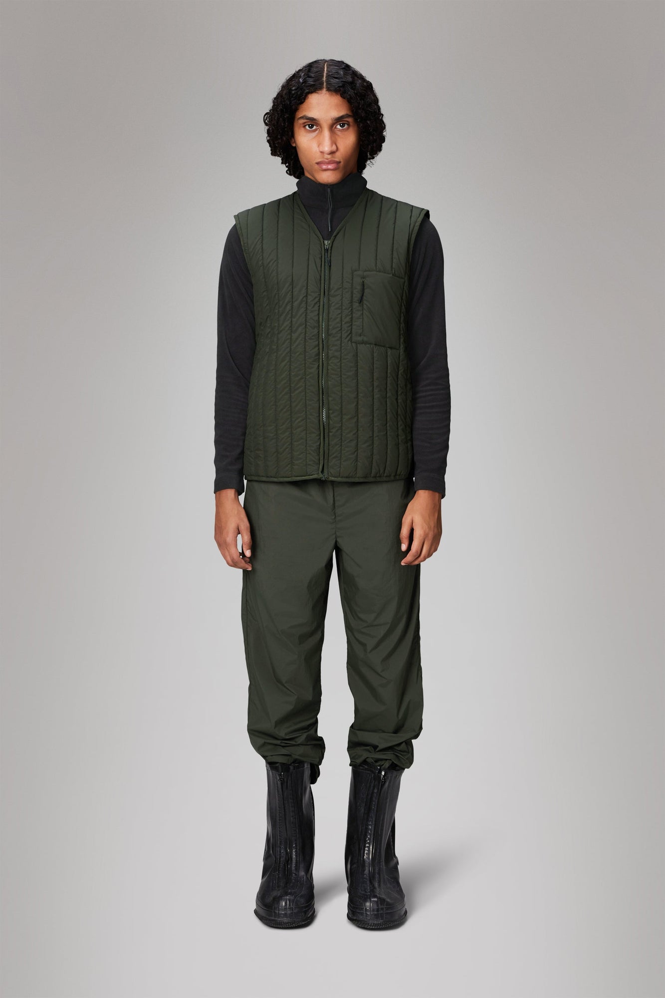 Banja Liner Vest | Green - Mens