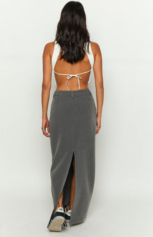 Banksi Maxi Skirt | Grey