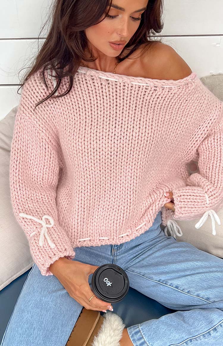 Bea Baby Sweater | Pink