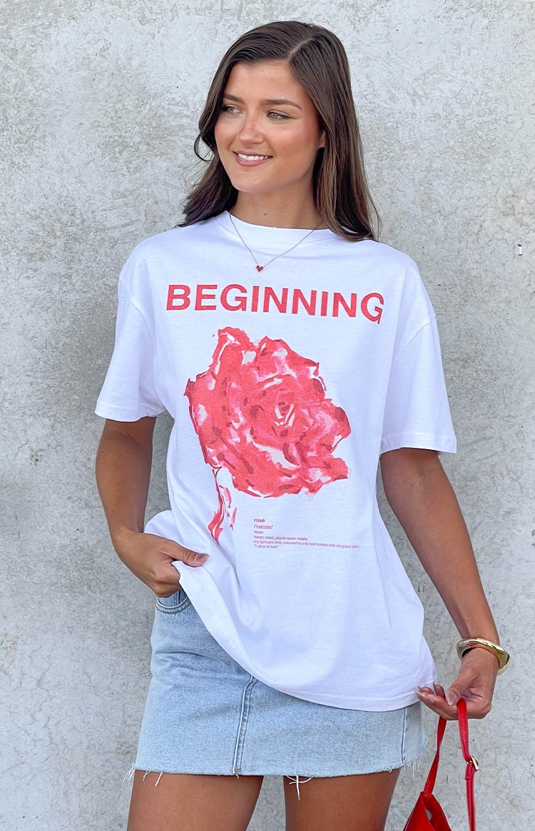Beginning Tee | Rose White