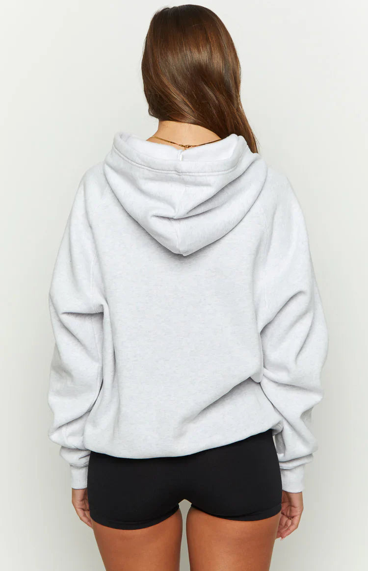 Beginning Marl Bubble Hoodie | Grey