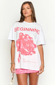 Beginning Tee | Rose White