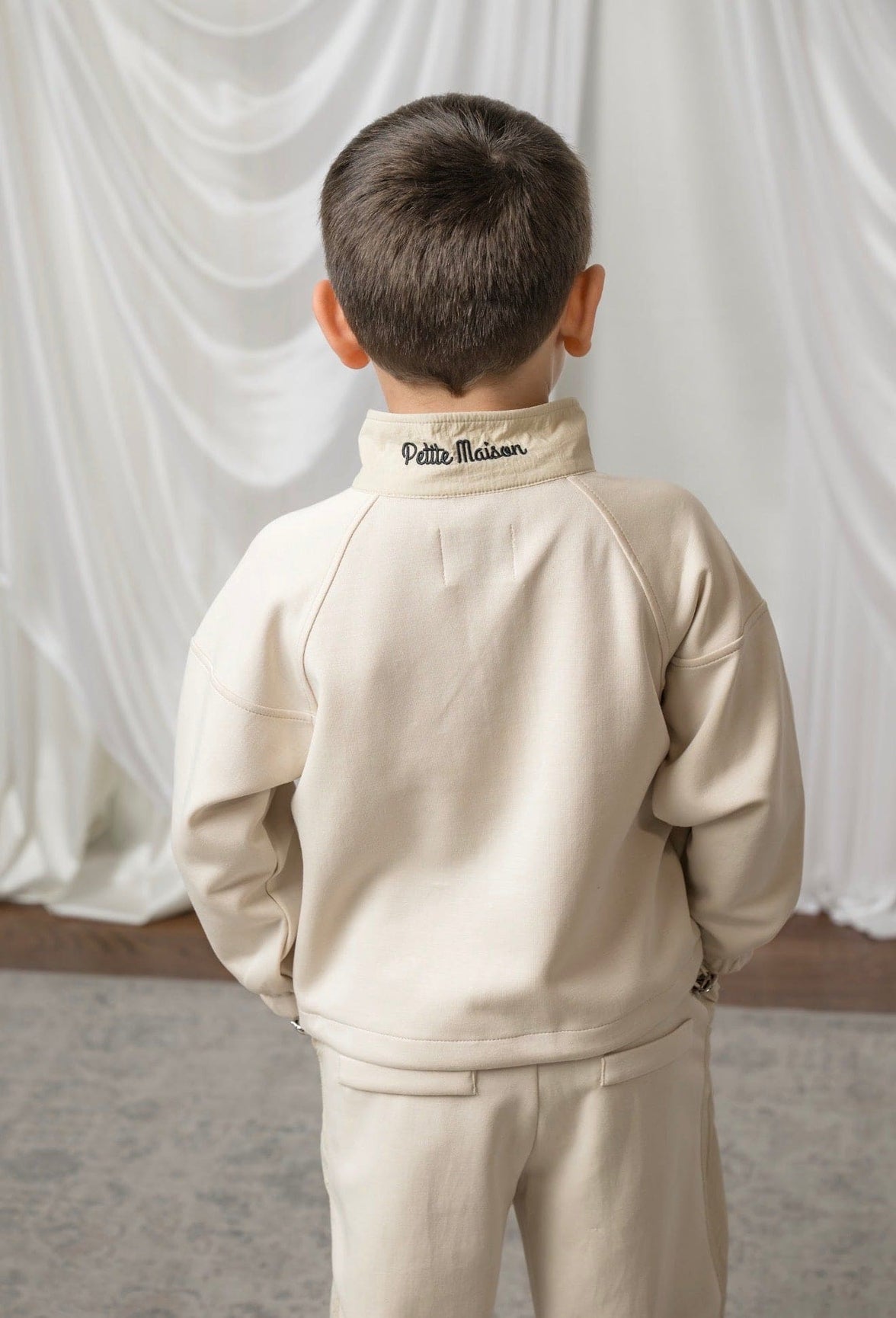 Beige Modal Track Suit