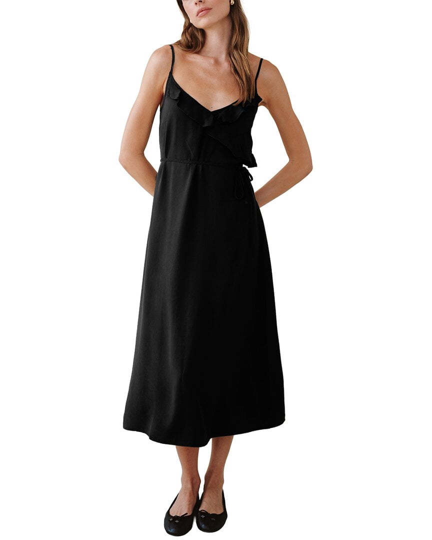 Bella Dahl | Womens | Ruffle Cami Midi Dress | Black