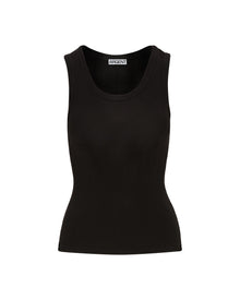 Benson Tank in Matte Jersey | Black