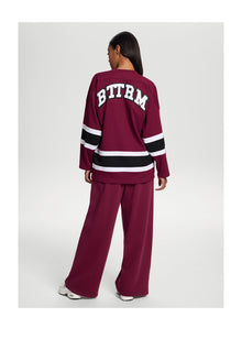Better League Hockey Jersey | Burgundy