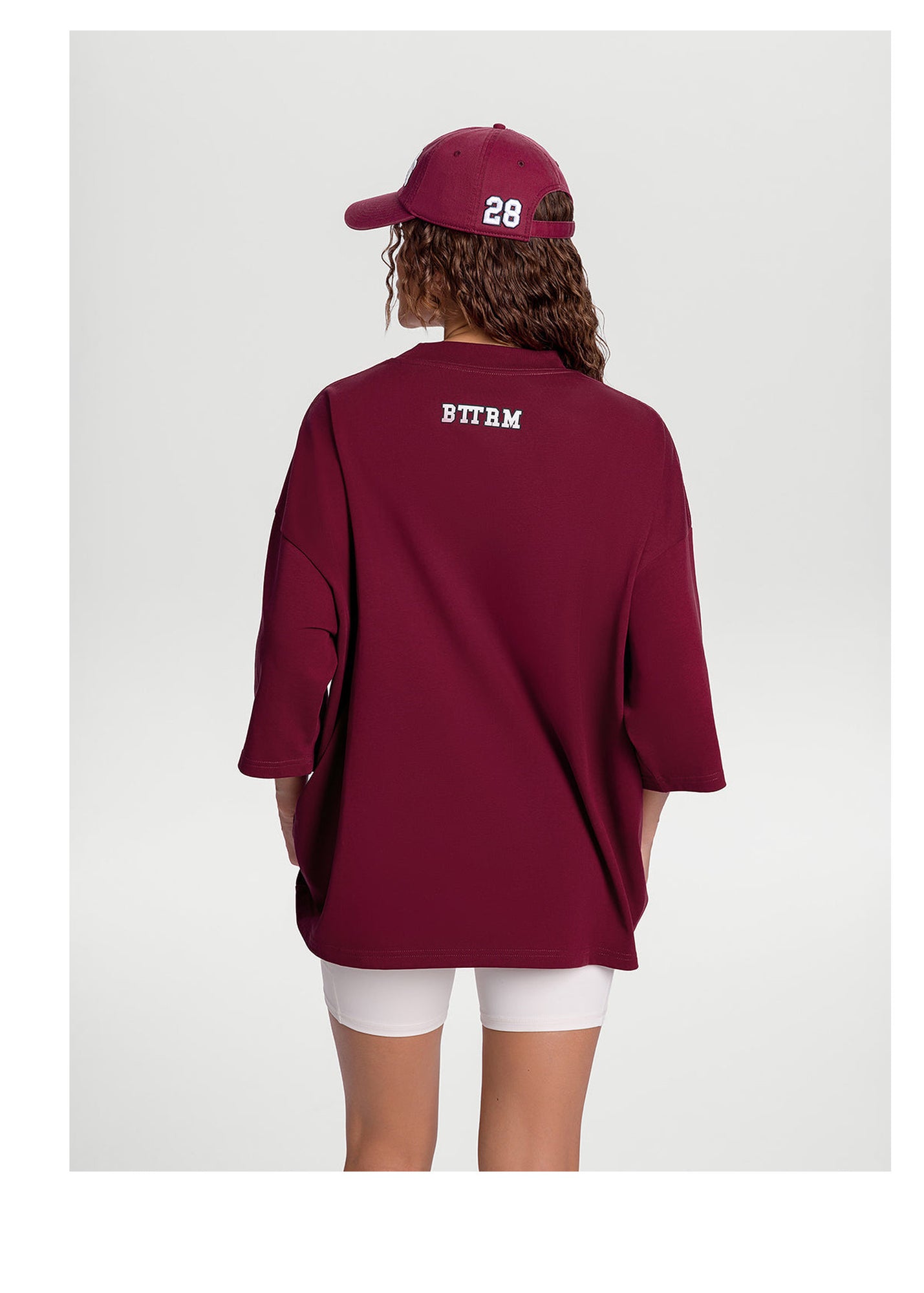 Better League Oversized Tee | Burgundy