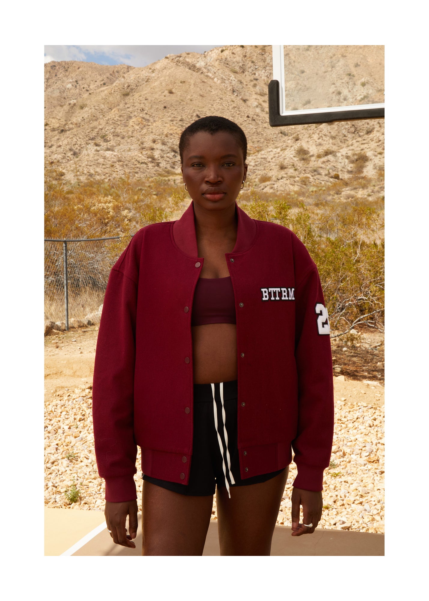 Better League Varsity Jacket | Burgundy