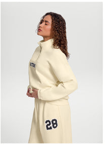 Better League Zip Sweatshirt | Creamy White