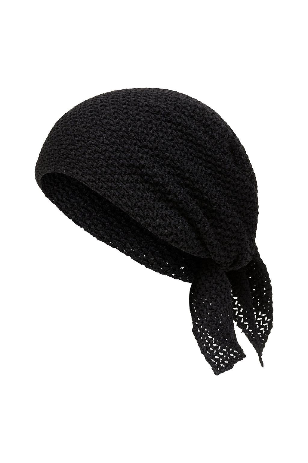 Scarf | Black Crochet