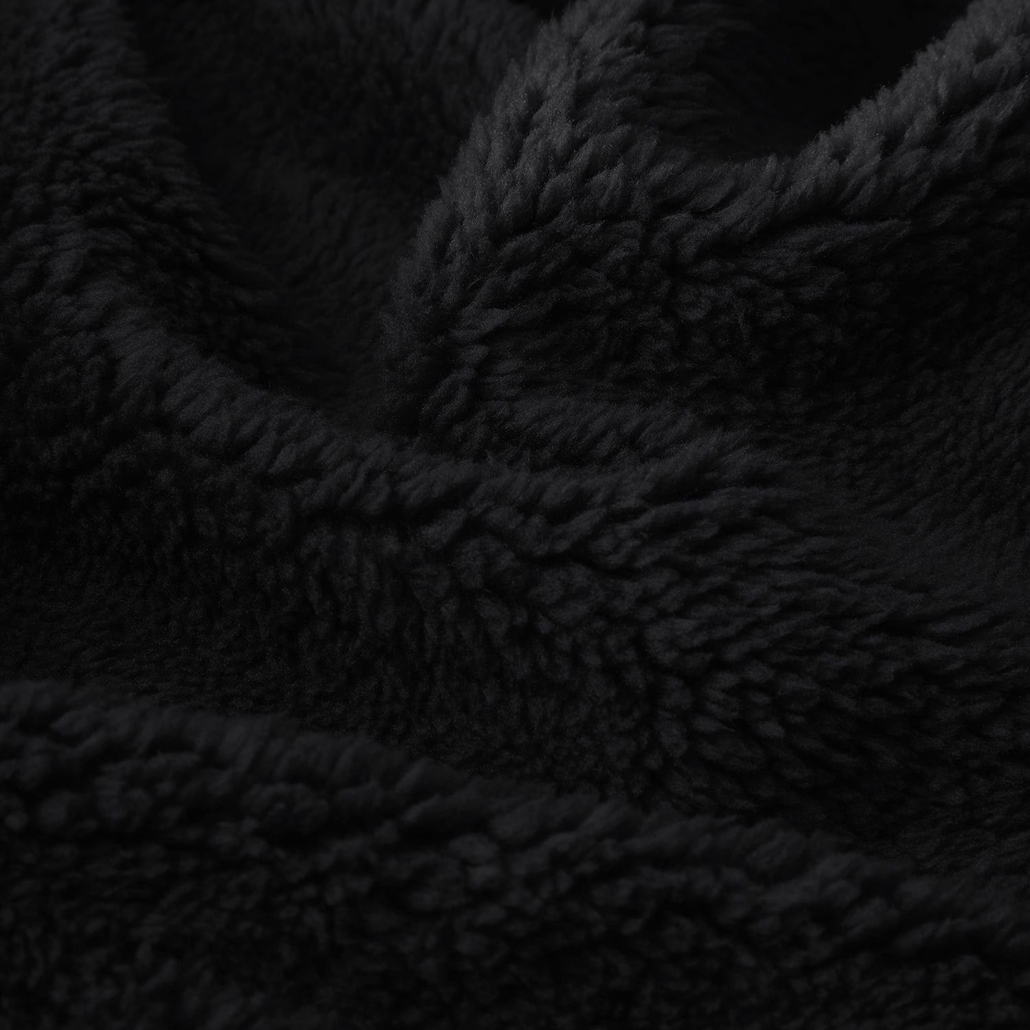 Sherpa Fleece Lounge Shorts | Black