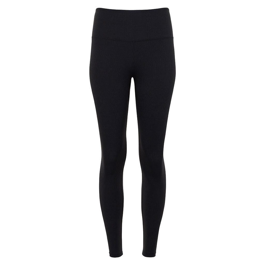 Wide Band Legging | Black Rib