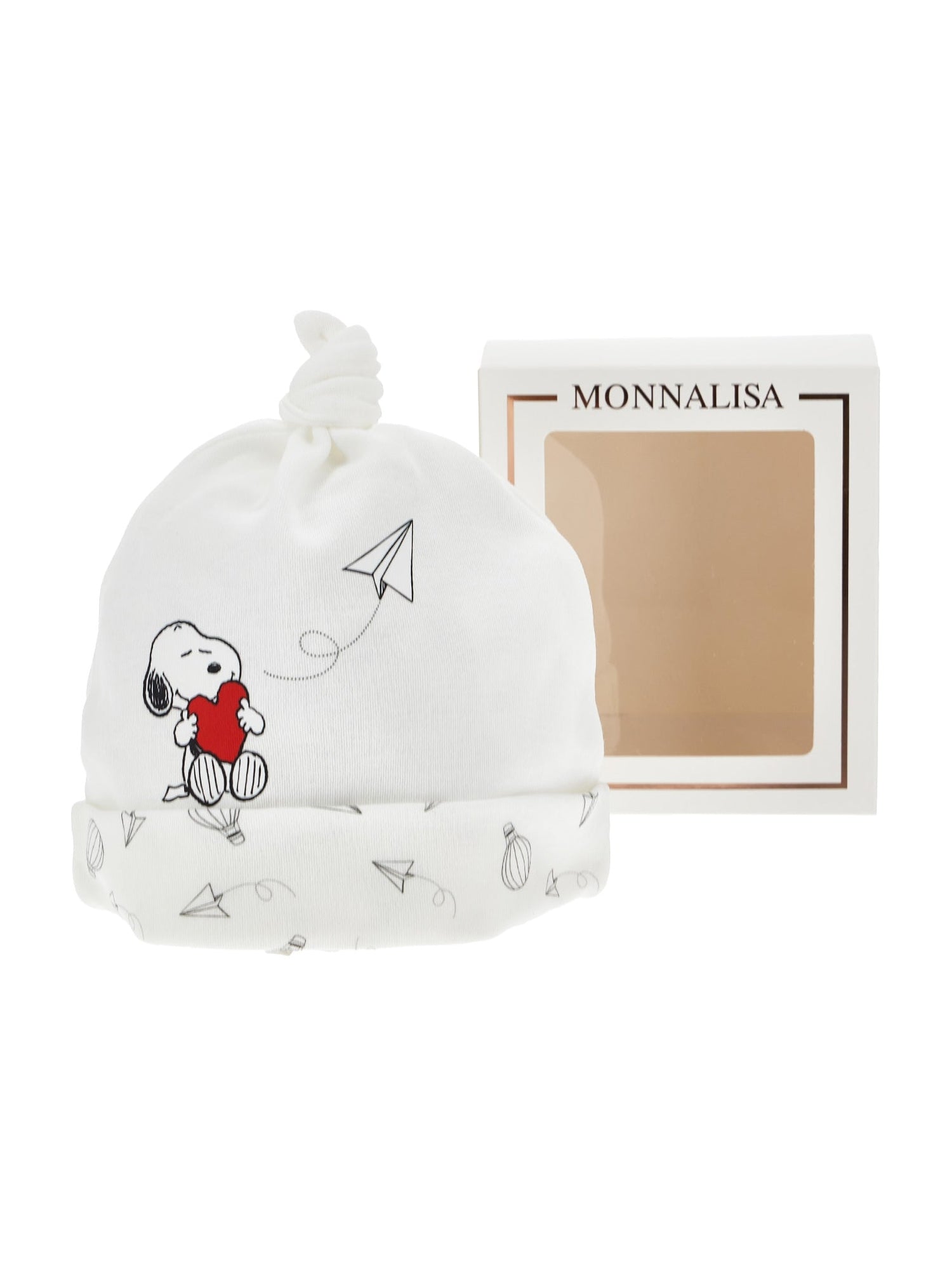 Boys | Snoopy Hat | Cream/Grey