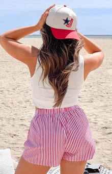 Brad Boxer Shorts | Red Stripe