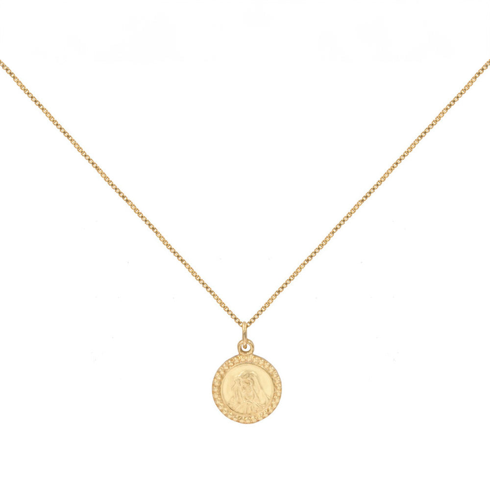 The Mini Lady Pendant | Gold Vermeil & Sterling Silver