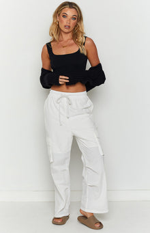 Briar Cargo Pants | White