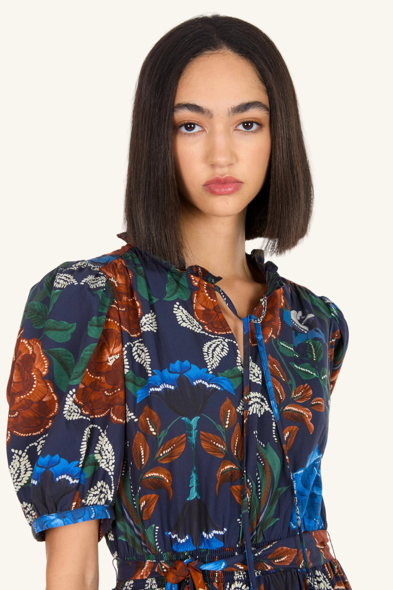 Britt Dress | Mixed Foliage