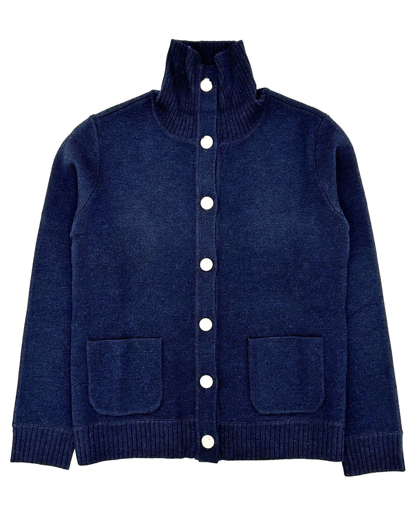Bruno Magli | Women | Merino Sweater Jacket | Navy