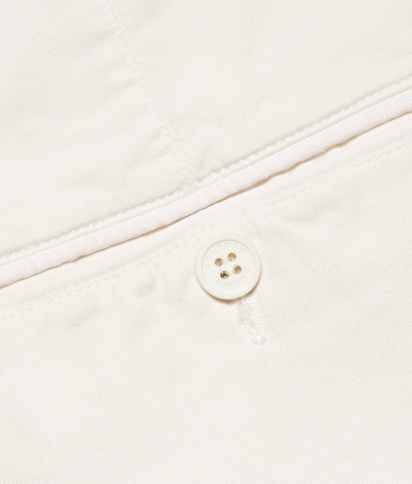 Bulldog Cotton Twill Mid-Length Cotton Twill Shorts | White Sand