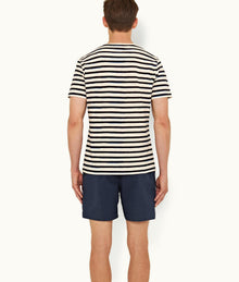 Bulldog Cotton Twill Mid-Length Shorts | Navy