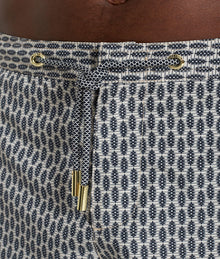 Bulldog Drawcord Perez Print Mid-Length Drawcord Swim Shorts | Chai