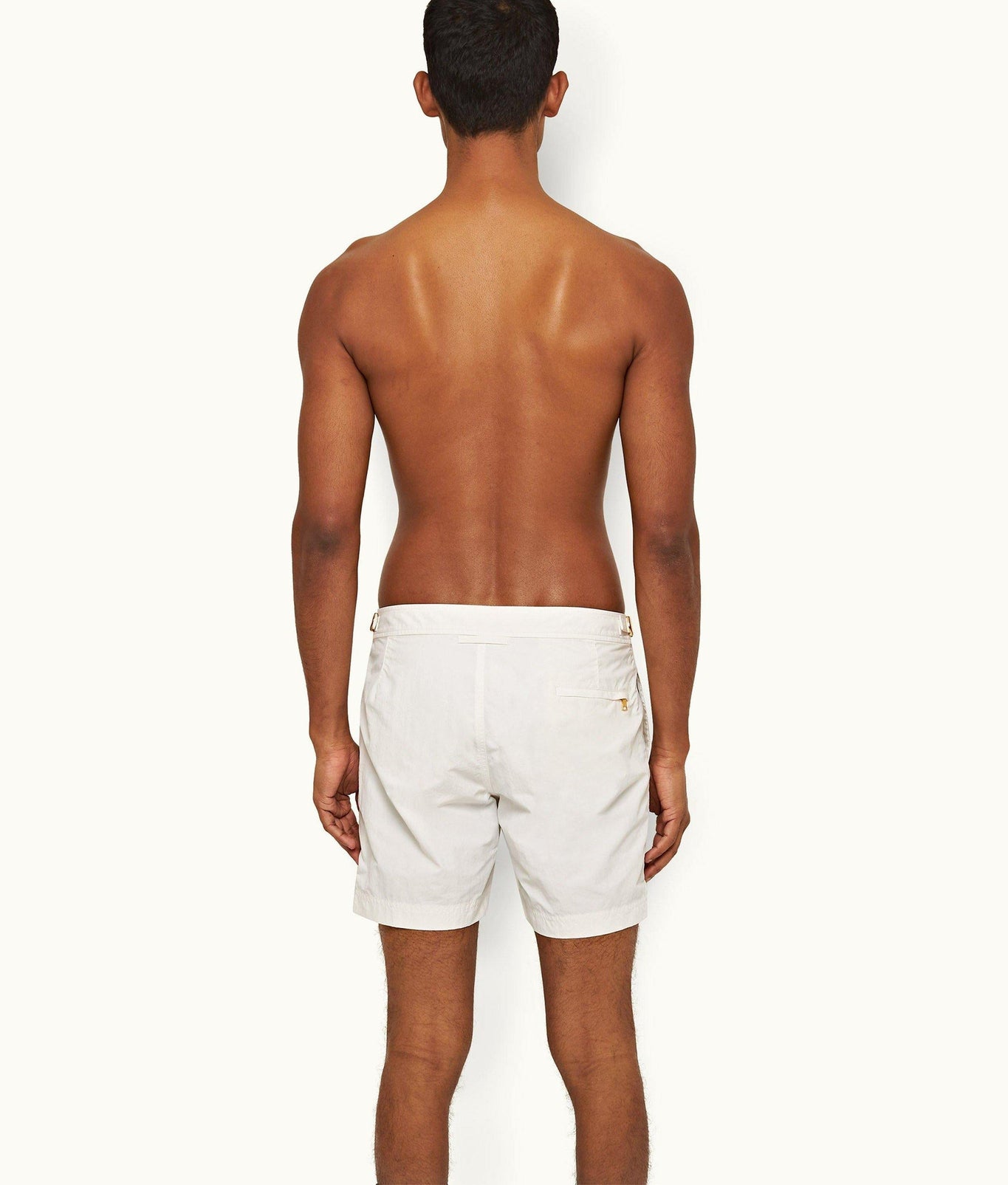 Bulldog Tape Insert Mid-Length Swim Shorts | Sea Mist