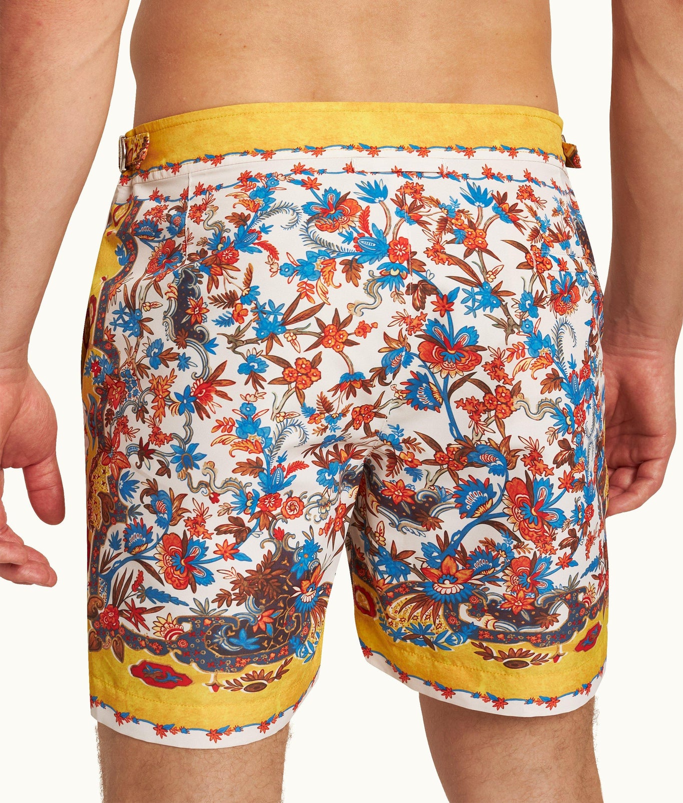 Bulldog Utopia Mid-Length Swim Shorts | Summer Sunset