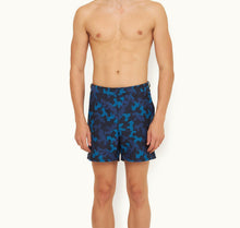 Bulldog X Jacquard Mid-Length Swim Shorts | Dark Sapphire