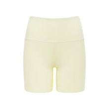 Midi Bike Short | Buttercream Rib