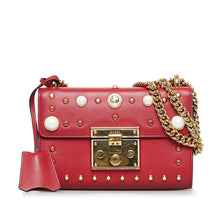 Gucci Pre-Owned Pearl Studded Padlock | Women | Red