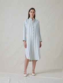 Womens | The New Caftan | Sky Stripe