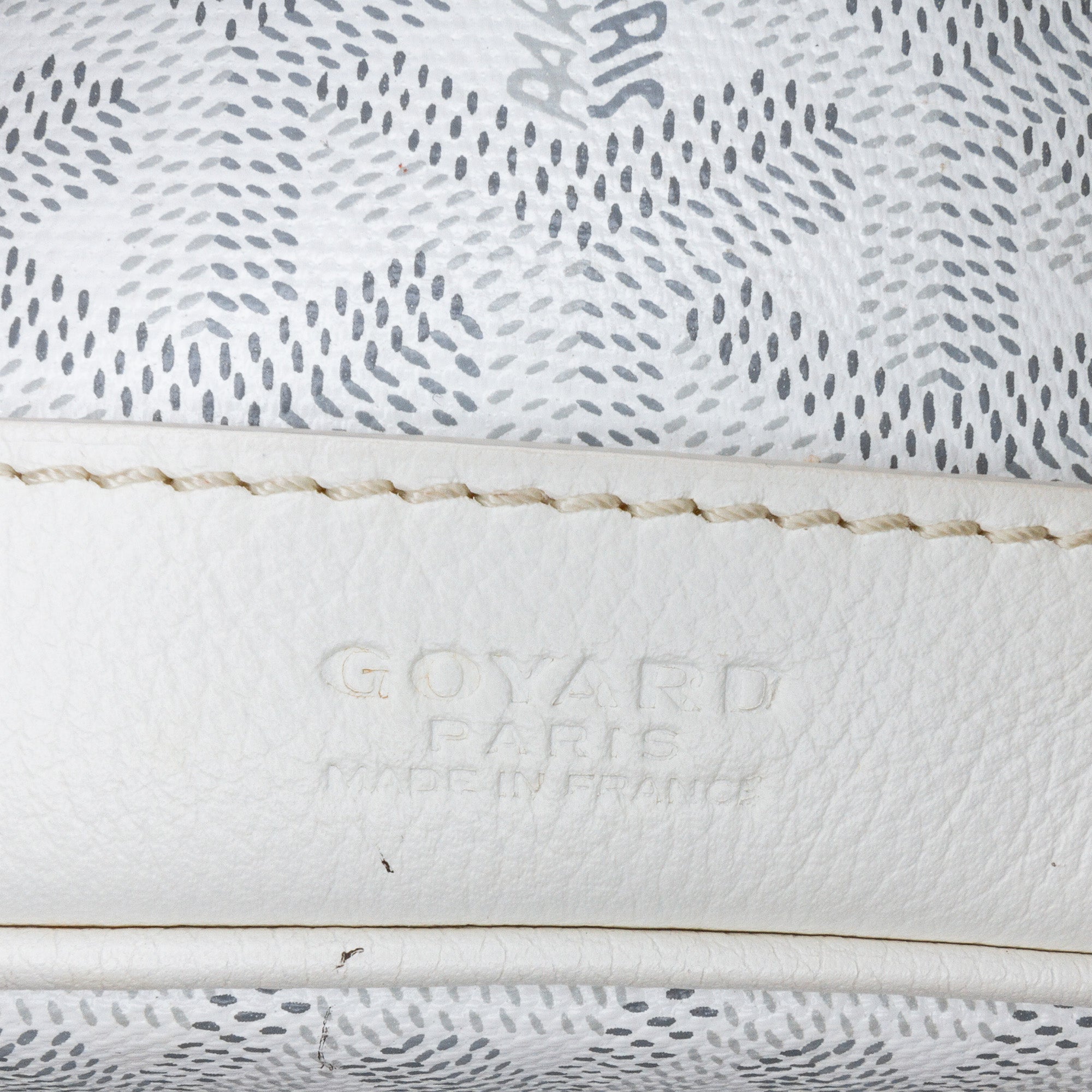 Goyard | Pre-Owned Goyardine Petit Flot - II | White
