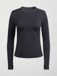 Carbon38 | Long Sleeve Top In Diamond Compression | Black