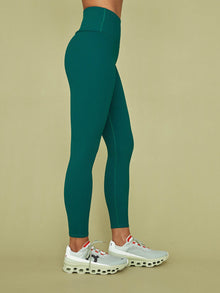 Carbon38 | Ribbed 7/8 Legging | Malachite