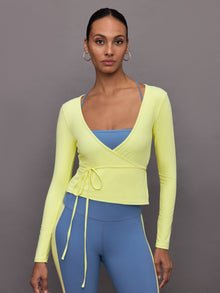 Long Sleeve Tie Top in Melt | Charlock