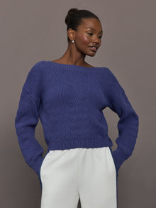 Twist Pullover | Future Dusk
