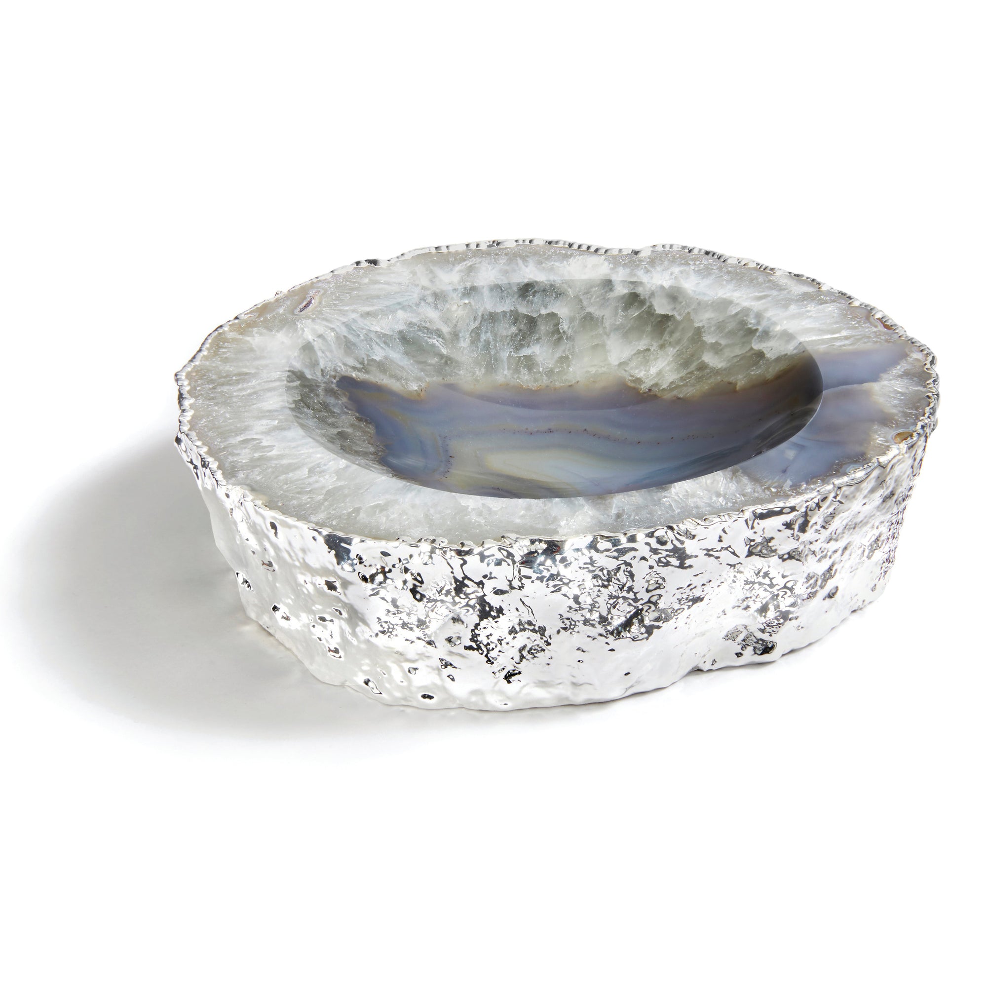 Cascita Bowl | Agate & Silver | Single