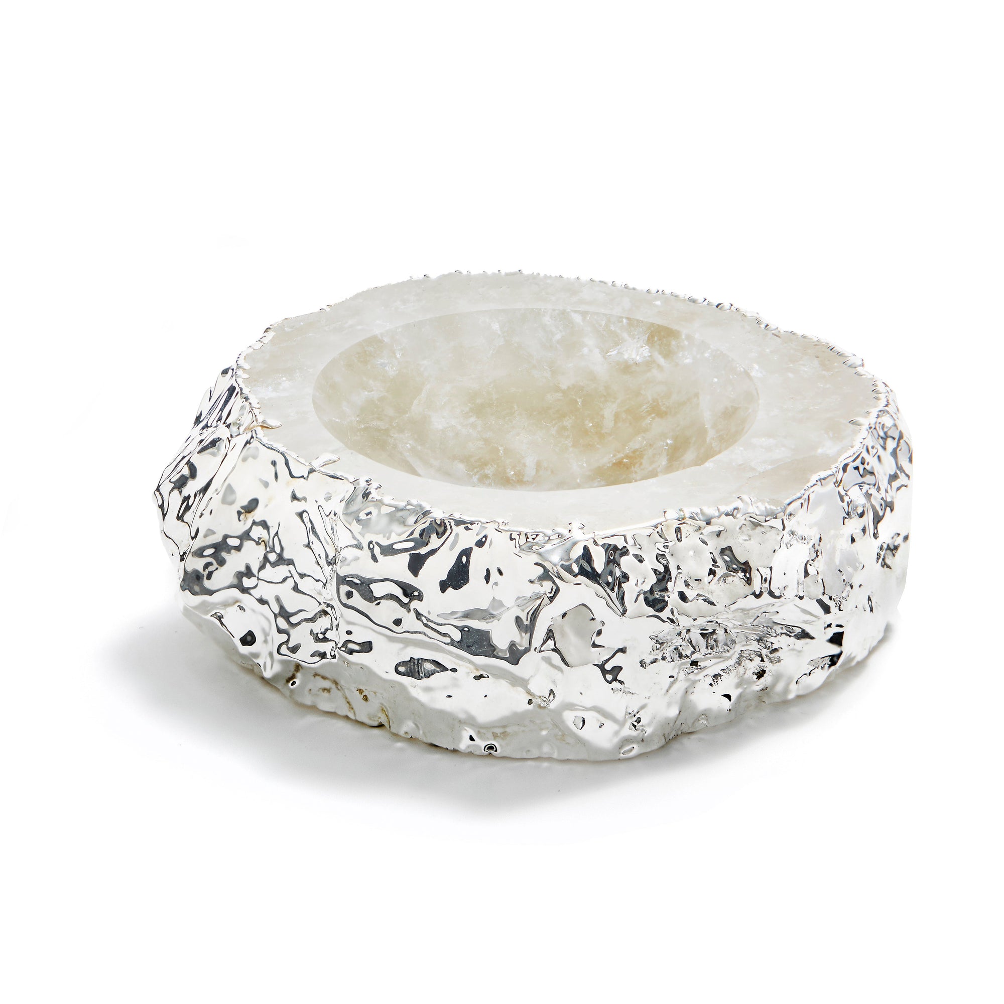 Cascita Bowl | Pure Silver-Plated | Crystal
